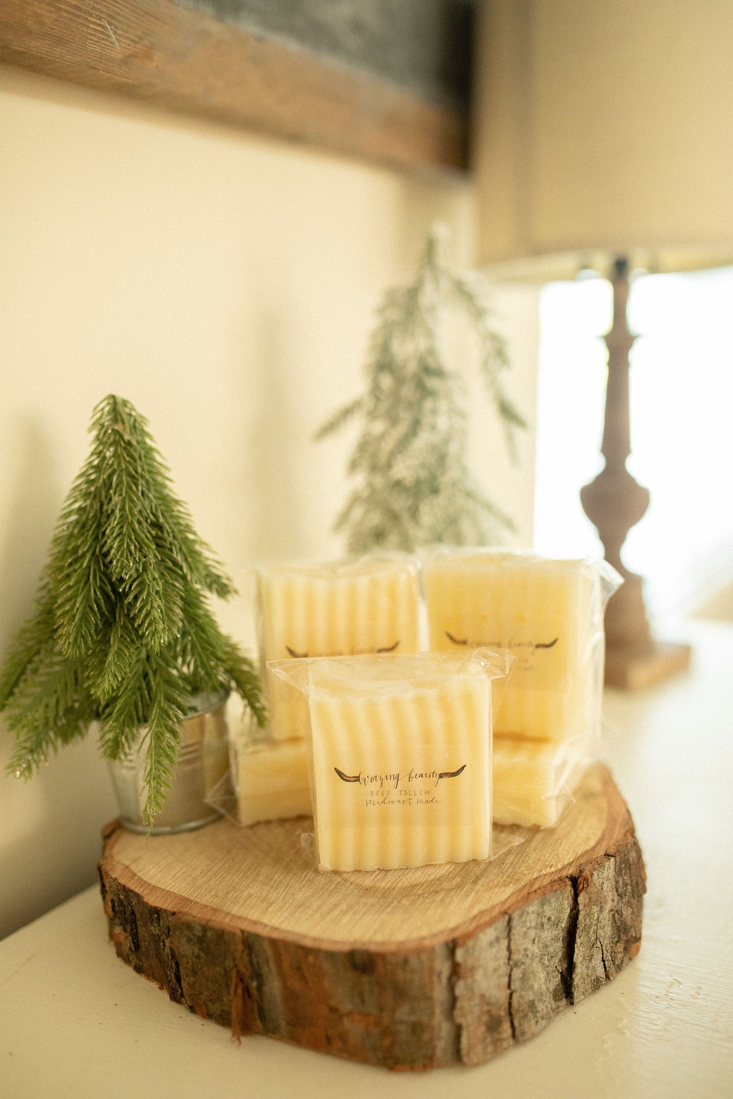 Unscented Tallow Soap Bar